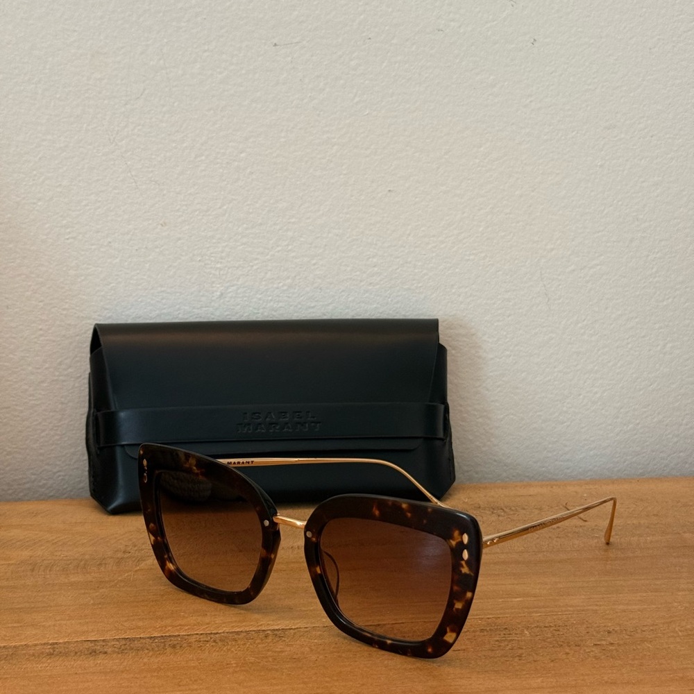 Isabel Marant Women’s Brown Rectangular Glasses - image 1